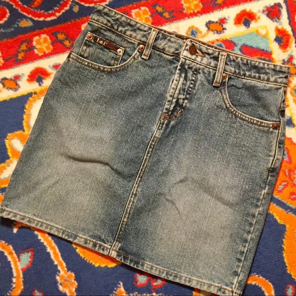 Vintage 90s L.E.I. Jean Skirt